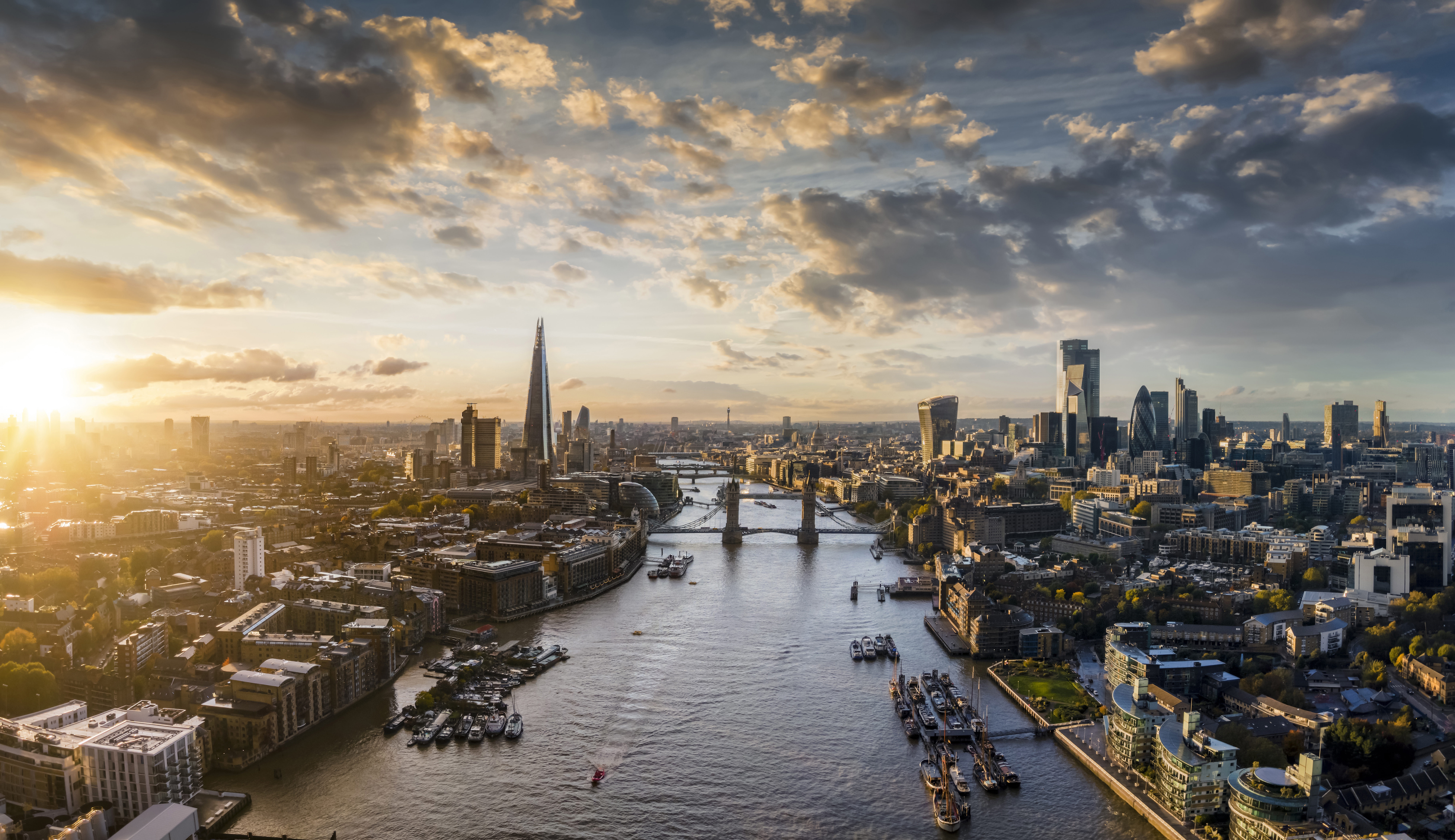 London Skyline Evening