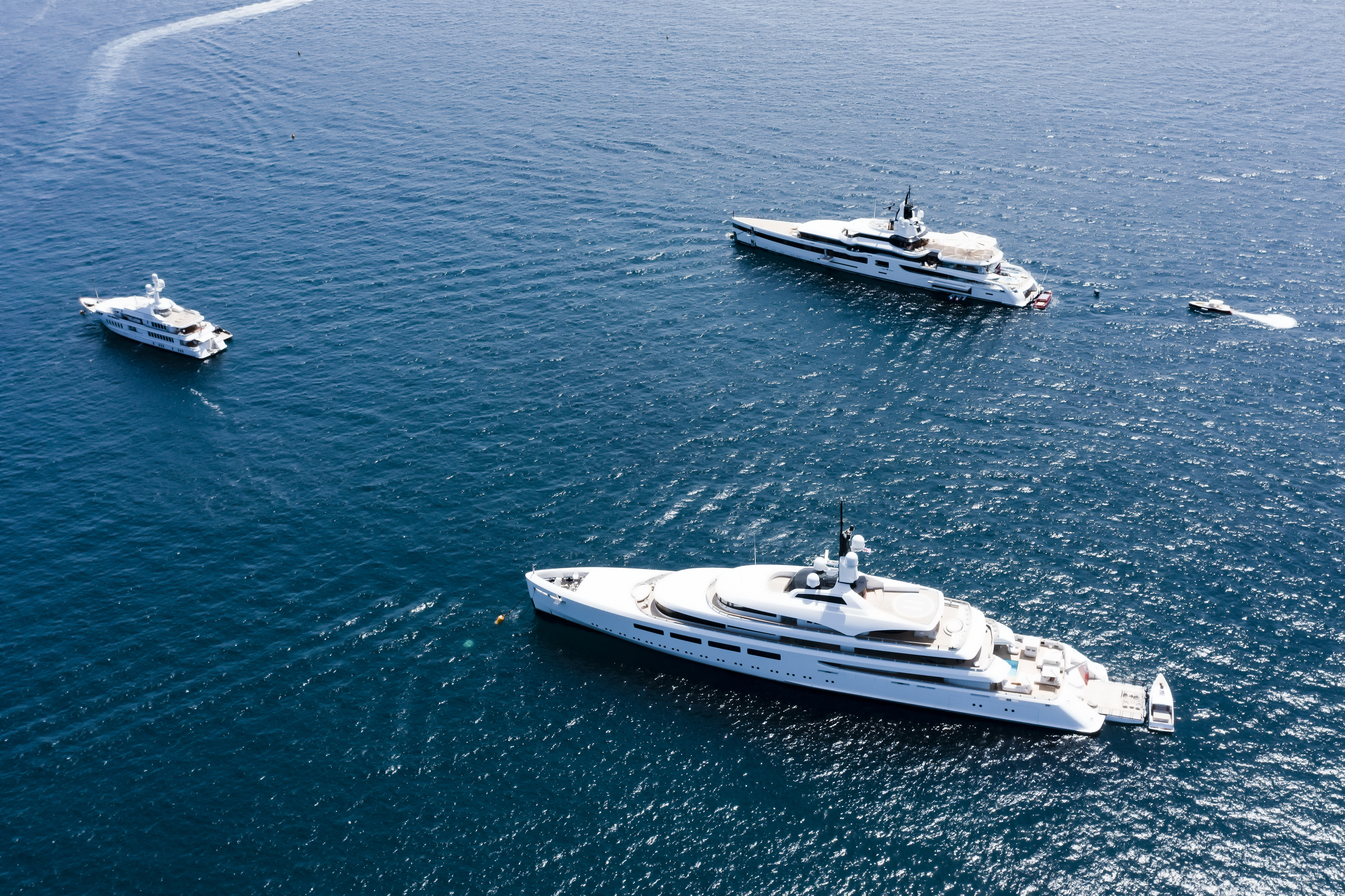 Three Yachts at Sea | Praxis